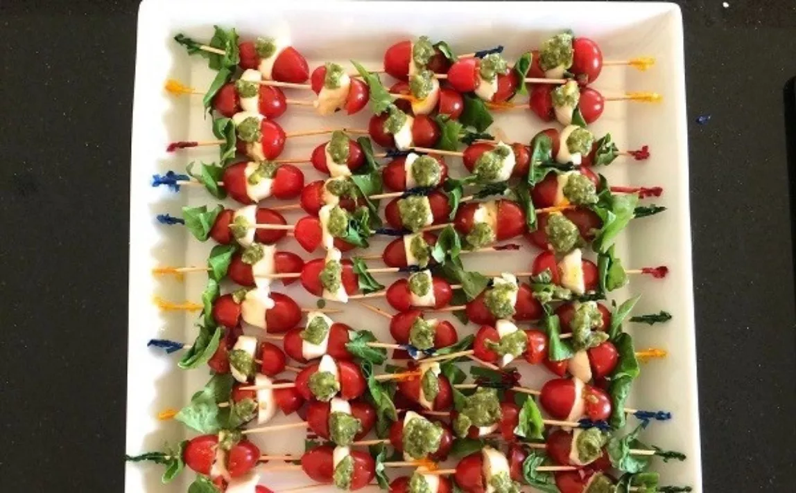 Naujųjų metų užkandis Caprese