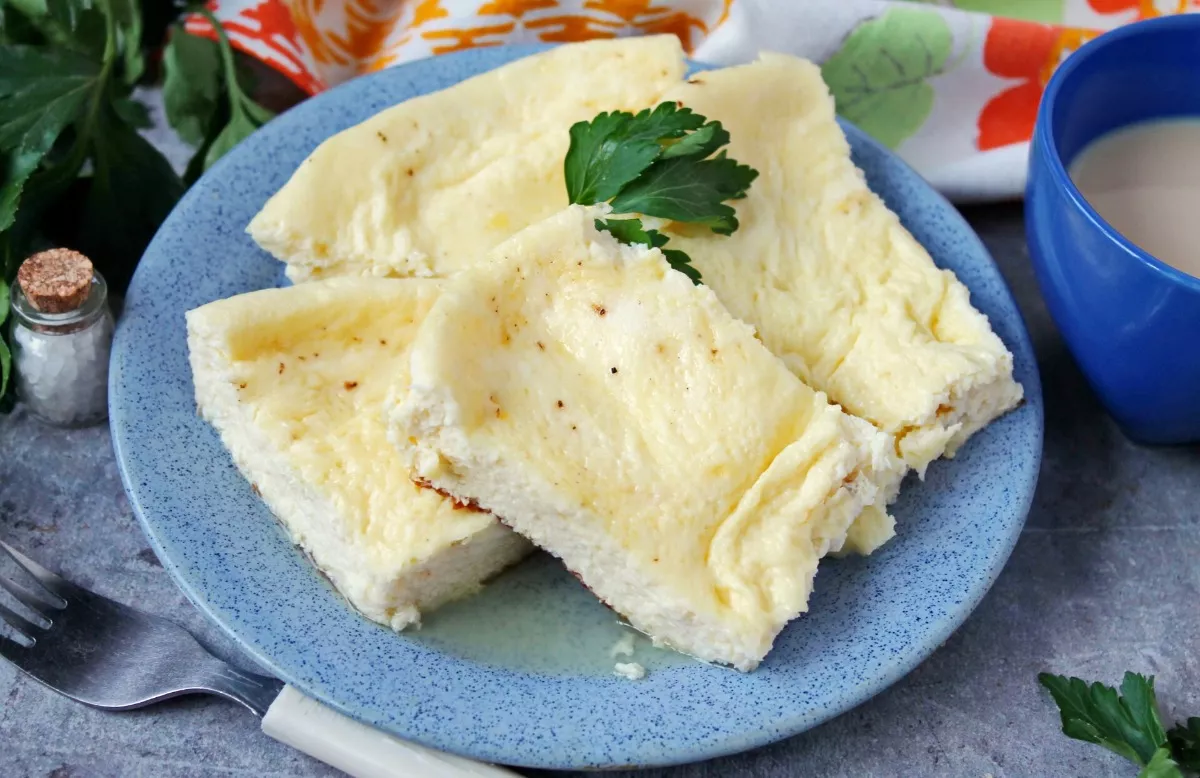 Omletas kaip darželyje keptuvėje