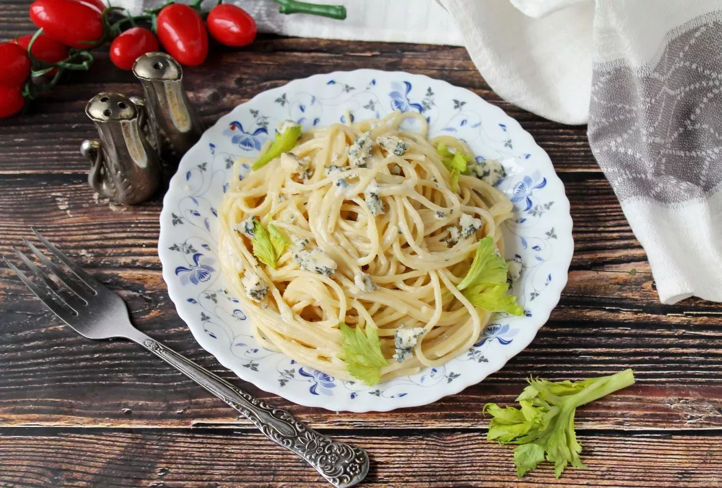 Spagečiai su Gorgonzola