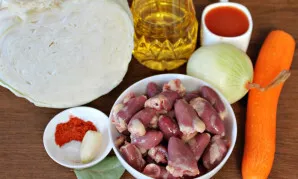 Paruoškime ingredientus.