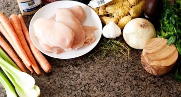Paruoškite ingredientus.