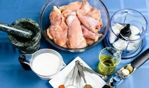 Paruoškite ingredientus.