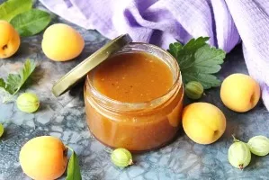 Abrikosų ir agrastų uogienė žiemai