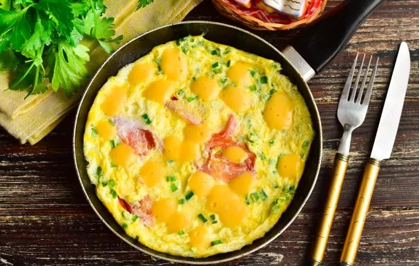 Karališkas omletas pusryčiams