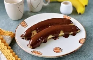 Kepti bananai šokolade