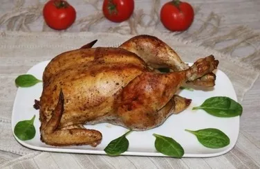 Orkaitėje kepta vištiena