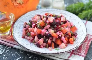 Vinaigretas su moliūgu
